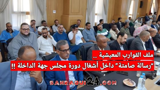 ملف القوارب المعيشية … رسالة صامتة داخل أشغال دورة مجلس جهة للداخلة !!